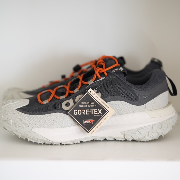 Nike ACG Mountain Fly 2 Low GTX Gore-TEX Shoes Dark Smoke Gray Mens 10.5 44.5